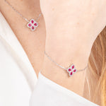 Carica l'immagine nella Galleria, Collana con pendente fiore