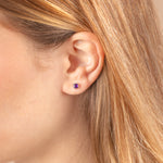 Carica l'immagine nella Galleria, Orecchini 2 in 1 con Filo e Punto Luce