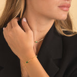 Carica l'immagine nella Galleria, Bracciale Baguette