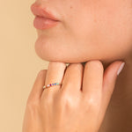 Carica l'immagine nella Galleria, Anello Multicolore Pietre