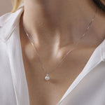 Carica l'immagine nella Galleria, Collana Punto Luce Perla Ø 6