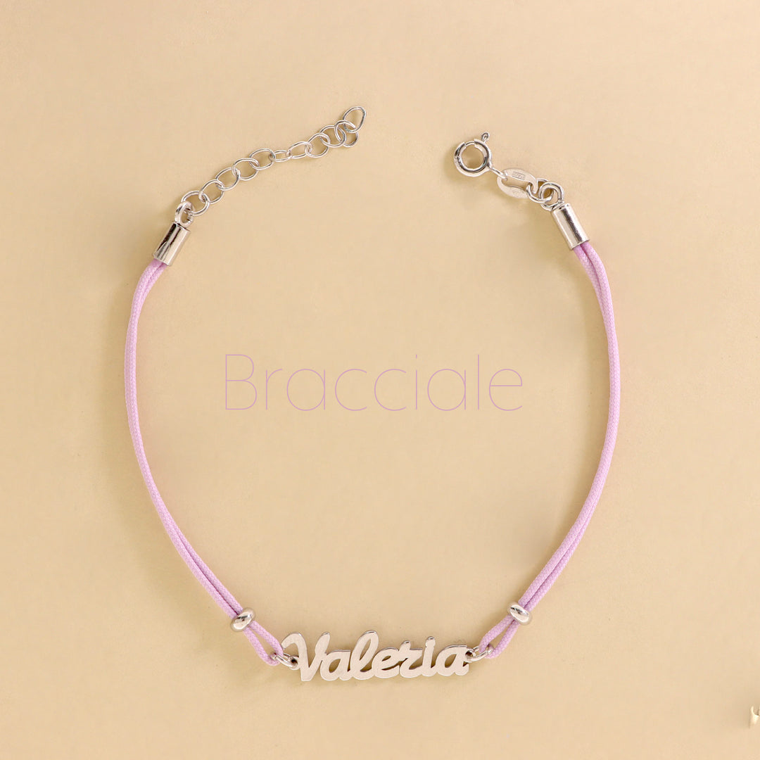 Bracciale Cordoncino Nome