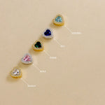 Carica l'immagine nella Galleria, Collana Doppia Con Cuore