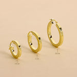 Carica l'immagine nella Galleria, Orecchini A Cerchio "Grace"