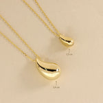 Carica l'immagine nella Galleria, Collana Con Goccia Hoops