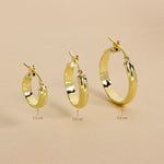 Carica l'immagine nella Galleria, Orecchini A Cerchio "Marianna"