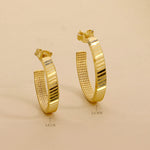 Carica l'immagine nella Galleria, Orecchini A Cerchio "Camilla"