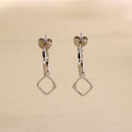 Carica l'immagine nella Galleria, Orecchino Geometria Con Pendente