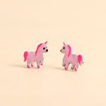 Carica l'immagine nella Galleria, Orecchini Bambina Unicorno