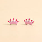 Carica l'immagine nella Galleria, Orecchini Bambina Corona