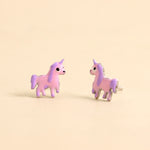 Carica l'immagine nella Galleria, Orecchini Bambina Unicorno