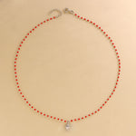 Carica l'immagine nella Galleria, Collana con Pendente e Pallini Smaltati