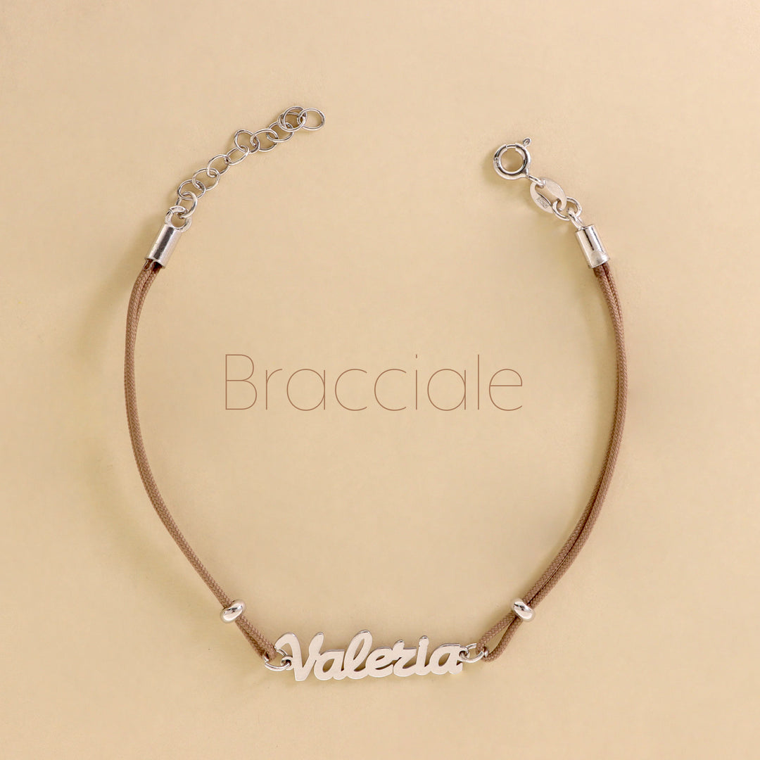 Bracciale Cordoncino Nome