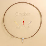 Carica l'immagine nella Galleria, Choker Cordino Corno