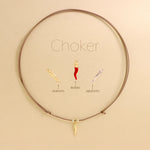 Carica l'immagine nella Galleria, Choker Cordino Corno