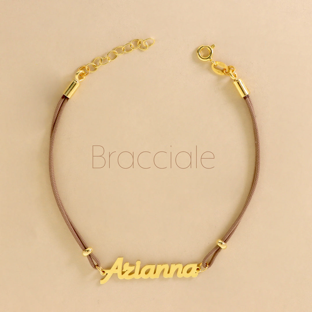 Bracciale Cordoncino Nome