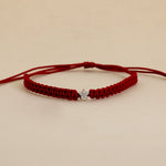 Carica l'immagine nella Galleria, Bracciale Cordino Intrecciato con Simbolo Strass