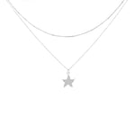 Carica l'immagine nella Galleria, Collana Doppia Con Pendente