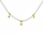 Carica l'immagine nella Galleria, Collana Di Perle Con Pendenti Strass