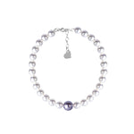 Carica l'immagine nella Galleria, Bracciale Di Perle Con Perla Centrale Colorata