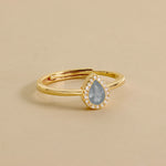 Carica l'immagine nella Galleria, Anello Con Goccia Zirconata