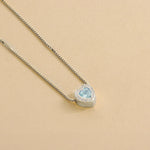 Carica l'immagine nella Galleria, Collana Con Cuore Zirconato