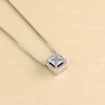 Carica l'immagine nella Galleria, Collana Con Quadrato Zirconato