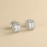 Carica l'immagine nella Galleria, Orecchini Con Quadrato Zirconato