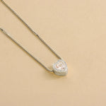 Carica l'immagine nella Galleria, Collana Con Cuore Zirconato