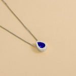 Carica l'immagine nella Galleria, Collana Con Goccia Zirconata