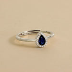 Carica l'immagine nella Galleria, Anello Con Goccia Zirconata