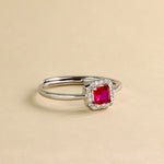 Carica l'immagine nella Galleria, Anello Con Quadrato Zirconato