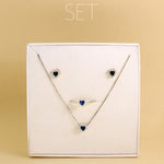 Carica l'immagine nella Galleria, Set Cuore Zirconato