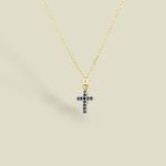 Carica l'immagine nella Galleria, Collana Con Croce Quadrata Piccola