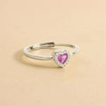 Carica l'immagine nella Galleria, Anello Con Cuore Zirconato