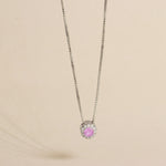 Carica l'immagine nella Galleria, Collana Con Cerchio Zirconato