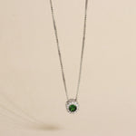 Carica l'immagine nella Galleria, Collana Con Cerchio Zirconato