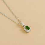 Carica l'immagine nella Galleria, Collana Con Ovale Zirconato