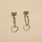 Carica l'immagine nella Galleria, Orecchino Geometria Con Pendente