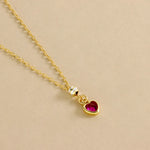 Carica l'immagine nella Galleria, Collana Pietra di Luce Cuore