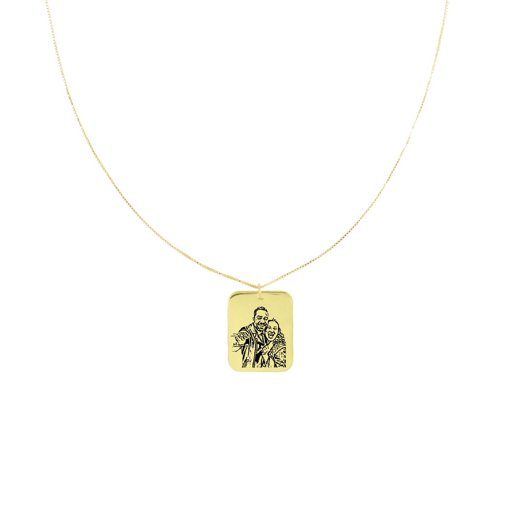 Collana Targa Personalizzata