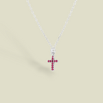Carica l'immagine nella Galleria, Collana Con Croce Quadrata Piccola