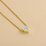 Carica l'immagine nella Galleria, Collana Con Cuore Zirconato