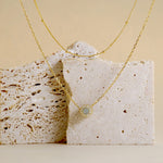 Carica l'immagine nella Galleria, Collana Doppia Con Cerchio