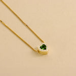 Carica l'immagine nella Galleria, Collana Con Cuore Zirconato