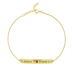 Carica l'immagine nella Galleria, Bracciale Targa Con Incisione