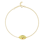 Carica l'immagine nella Galleria, Bracciale Ovale Con Incisione