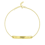 Carica l'immagine nella Galleria, Bracciale Targa Con Incisione