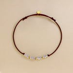 Carica l'immagine nella Galleria, Bracciale Cordino Pepite