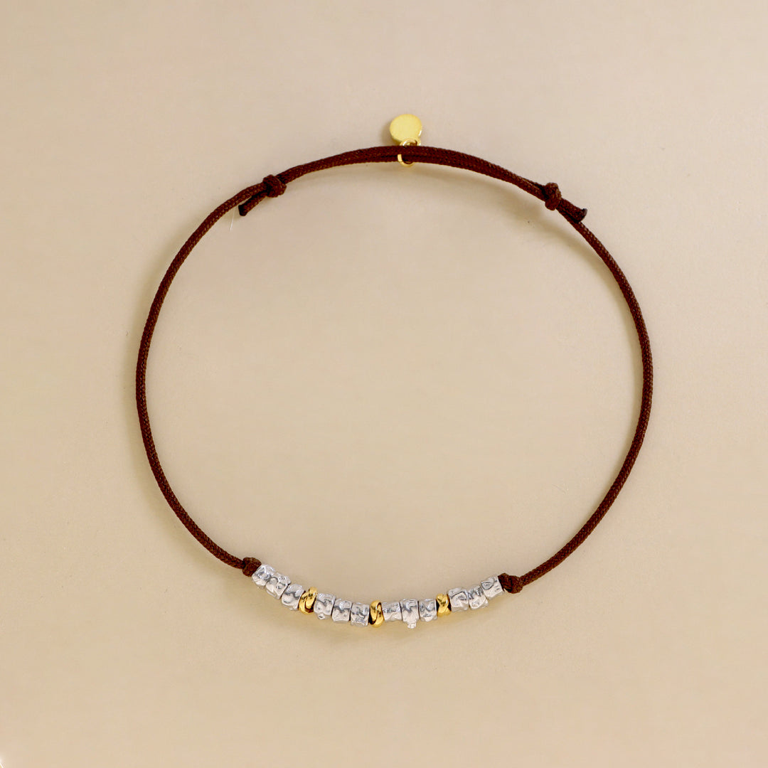 Bracciale Cordino Pepite